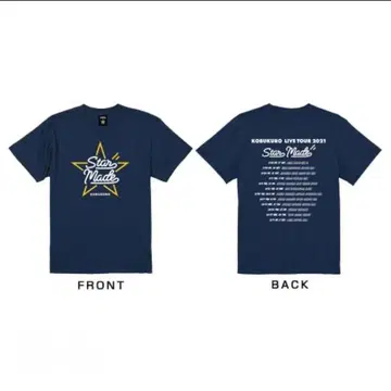 코부쿠로 2021 라이브 투어 T셔츠 M 네이비