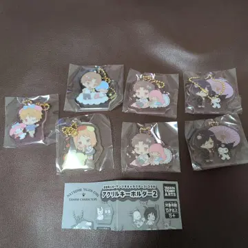 나츠메 우인장 x 산리오 캐릭터즈 콜라보 아크릴 키링 2 묶음 판매