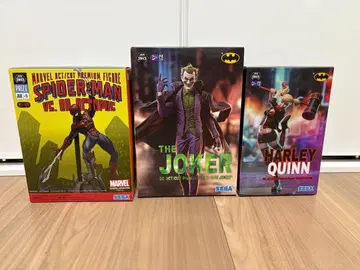 할리 퀸 조커 스파이더맨 피규어 3개 세트