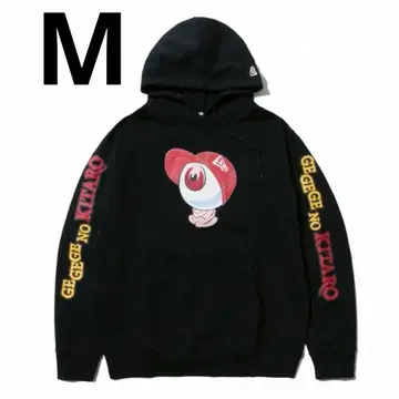 [ 새상품 미사용 ] NEWERA 뉴에라 눈알 도깨비 키타로 후드티 M