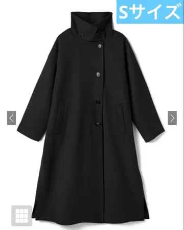 스탠드 카라 페이크 울 코트 [k9048x] S