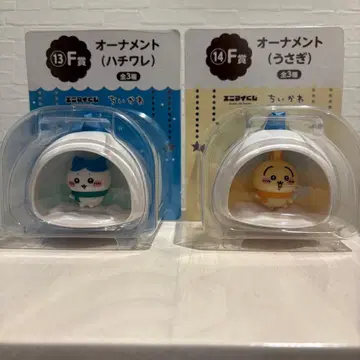 치이카와 (먼작귀) 토끼 에니마이 복권 오너먼트 세트