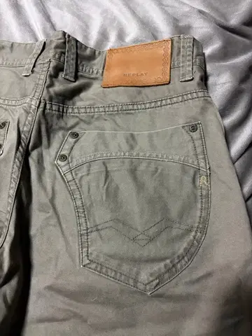 replay 리플레이 팬츠 올리브