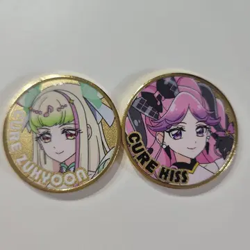 너와 아이돌 프리큐어 큐어즈큔 & 큐어키스 요코하마 한정판 메달