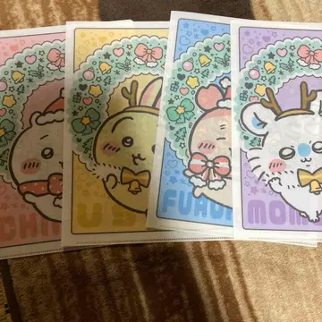 치이카와 (먼작귀) 세븐일레븐 오리지널 클리어 파일 세트