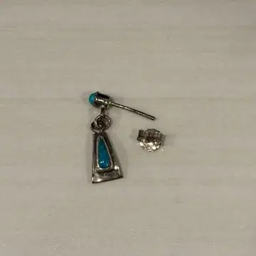 터콰이즈 스톤 실버 925 귀걸이 (한쪽용)