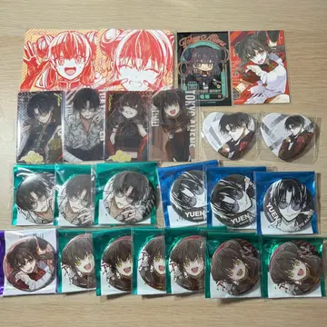 도쿄 에이리언즈 동엘리 우엔 명명 하오하오 카페 스티커 캔뱃지