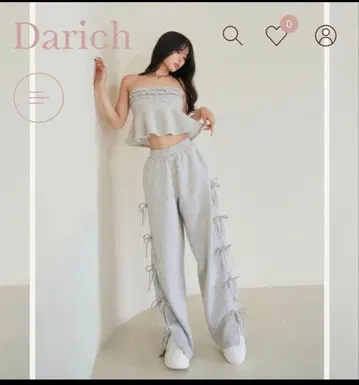 Darich 릴랙스 썸머 레이디 셋업 상의 2종