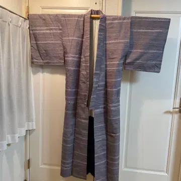 보라색 계열 코몬 기모노