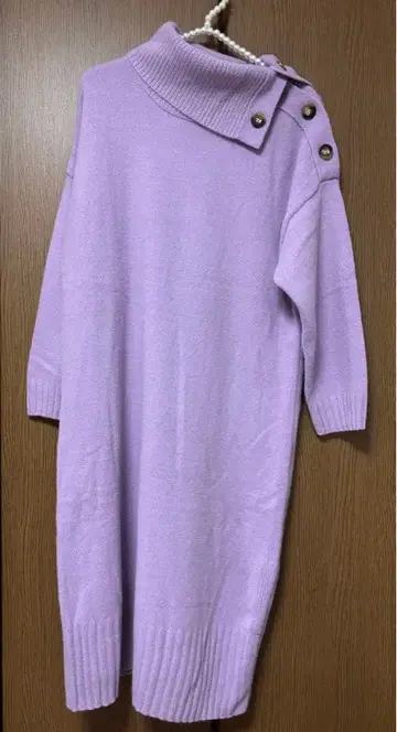 ships 폭스울 니트 원피스