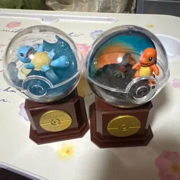 포켓몬 테라리움 컬렉션 꼬부기(제니카메) 리자드(히토카게)