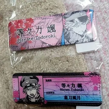 토겐안키 토도로키 하야테 핀 배지 세트 가죽