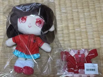 큐르시테 신기루 아뮤 봉제 인형 키링 & 옷 갈아입기 세트