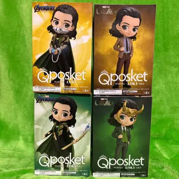 Qposket Marvel Loki 로키 피규어 4체 세트
