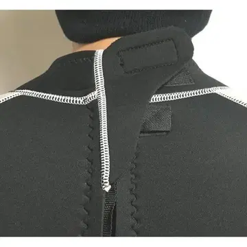 3mm 풀 웨트 수트 YKK 남녀 공용 SS/XS 블랙 x 그레이