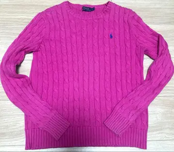 랄프 로렌 니트 핑크 M