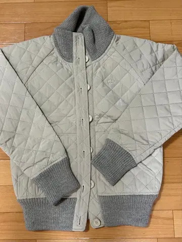 LACOSTE 퀼팅 자켓 사이즈 40 그레이 택 포함 새상품