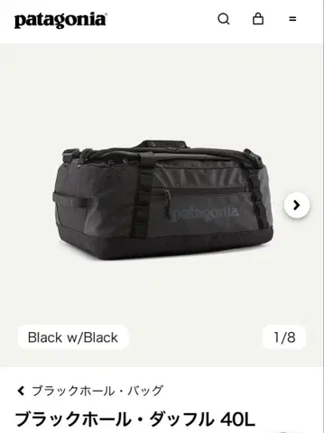 파타고니아 블랙홀 더플 40L