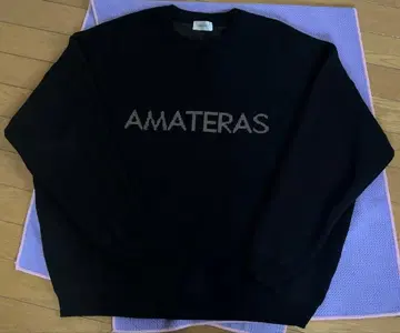 [ 새상품급 ] AMATERAS 로고 오버 사이즈 스웨터 L 블랙