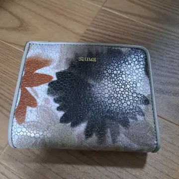 SHIME 꽃무늬 접이식 지갑