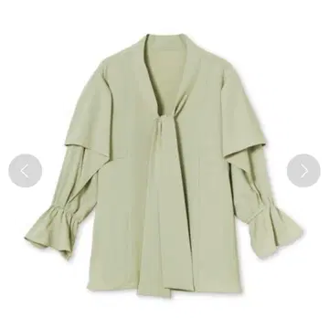 SNIDEL 플레어 슬리브 셔츠 블라우스