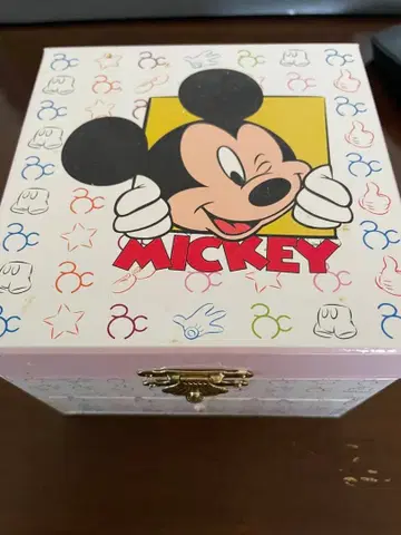 미키마우스 손목시계 골드 실버