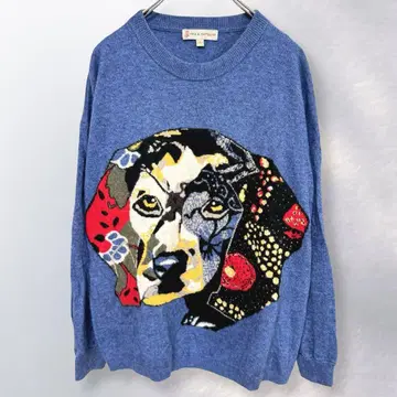 폴앤조 시스터 울 혼방 니트 스웨터 강아지 스타일리쉬 [ i607