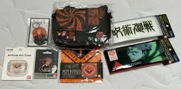 새상품 미사용 주술회전 이타도리 유우지 숄더백 키링 케이스 세트