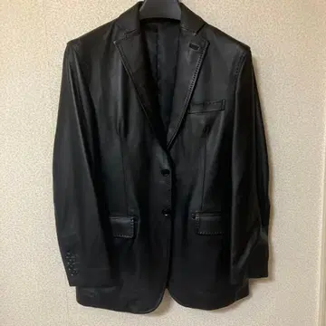 양가죽 코트 블랙