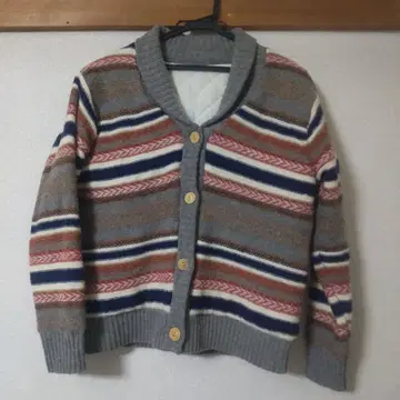 PAR ICI 스트라이프 니트 가디건