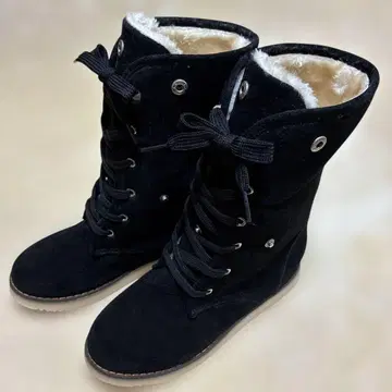 블랙 스웨이드 어그 부츠