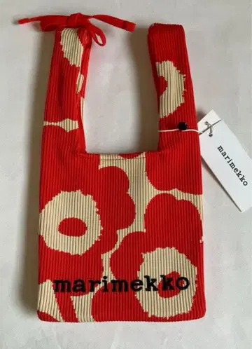 새상품 마리메꼬 우니코 니트 토트백 우니코