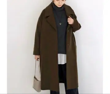 저널 스탠다드 슈퍼 140 비버 코쿤 코트 38 사이즈