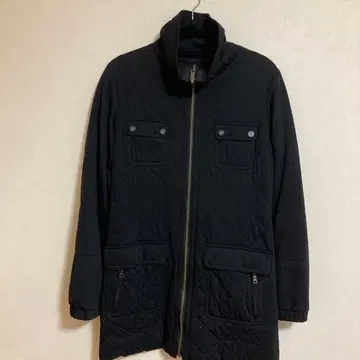 VICKY 블랙 퀼팅 자켓