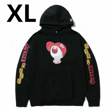 [ 새상품 미사용 ] NEWERA 뉴에라 눈알 아저씨 키타로 후드티 XL