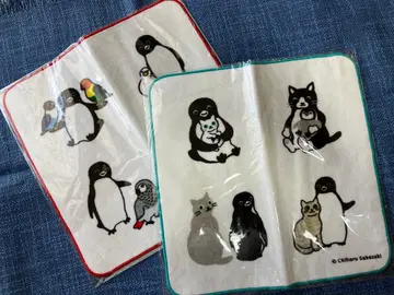 사카자키 치하루 펭귄 핸드 타월 2개