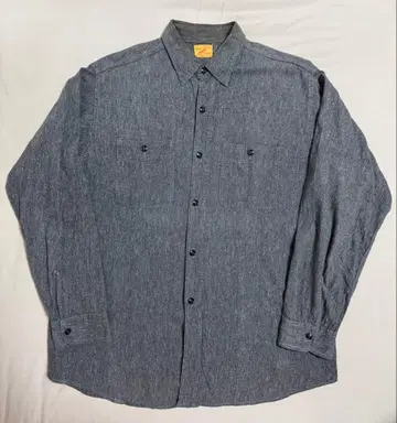 1950's RED RAM BLACK CHAMBRAY WORK SHIRT