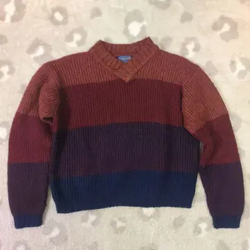 Pendleton V넥 니트 스웨터 S 사이즈