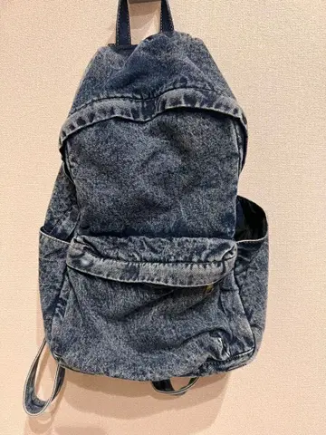 데님 백팩 새상품 택 없음 미사용