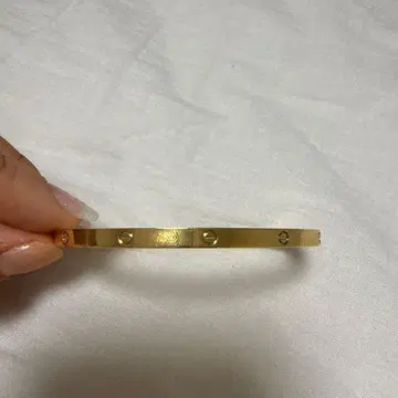 골드 심플 뱅글