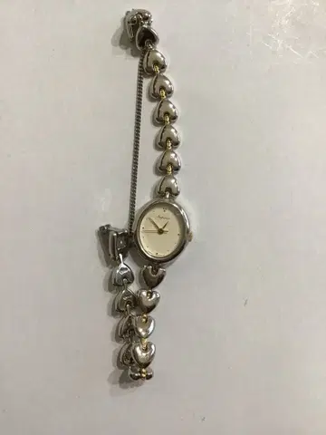 Jupiter 하트형 팔찌 쿼츠 손목시계