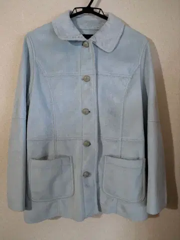 DECOY 데코이 스웨이드 느낌 블루종 자켓 라이트 블루 11호