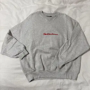 ZARA 아트 맨투맨 그레이