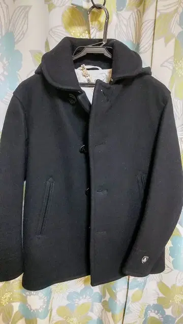 오르치발 후드 부착 다크 네이비 피코트