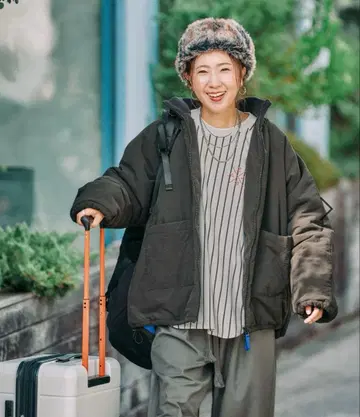 니코앤드 [be with M] 미사요 밀리 아우터 흑먹색