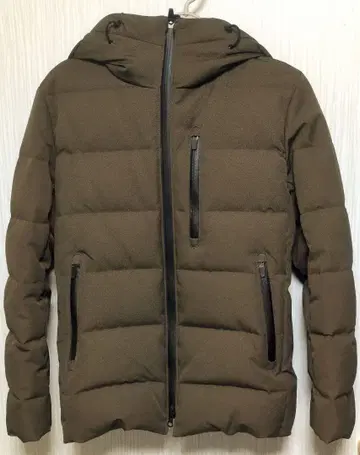 417 EDIFICE ALLIED 남성용 다운 자켓 S 카키
