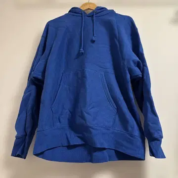 GU 파란색 XL 후드 부착 후드티