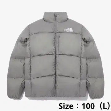 새상품급 THE NORTH FACE 그레이 다운 자켓 눕시