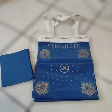 베르사유 궁전 토트백 파우치 포함 VERSAILLES 파랑