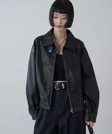 Lui's(루이스) 합성 가죽 블루종